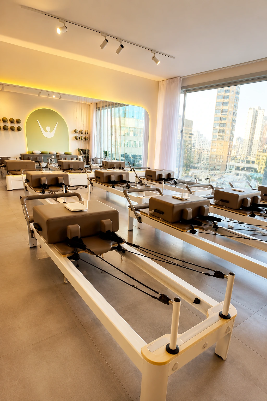 Curve Pilates Studio reformer room in Jal El Dib